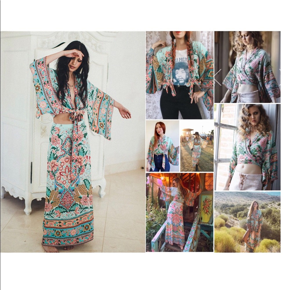 Bohemian Gypsy Style Split Style Skirt - Picture 5 of 8